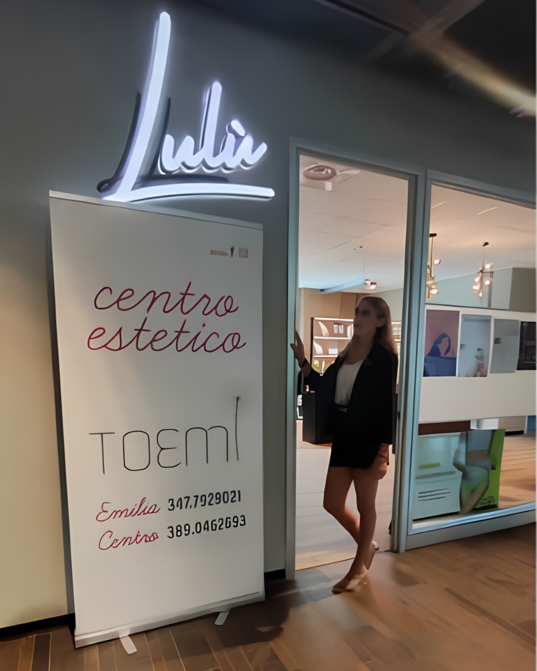 Lulù by Toemi — ingresso della sede con insegna, Via Prati 67, c/o Level Fit, Pescara